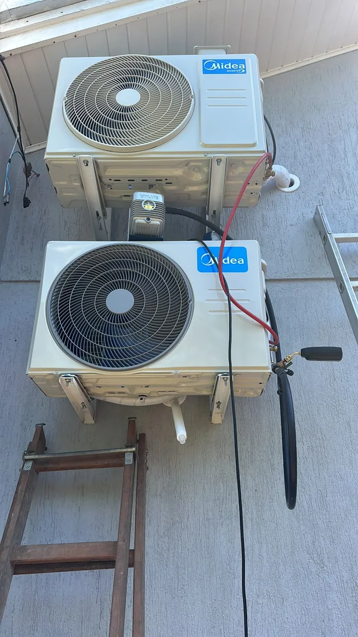 Trabalho realizado pela DF Climatização e Elétrica