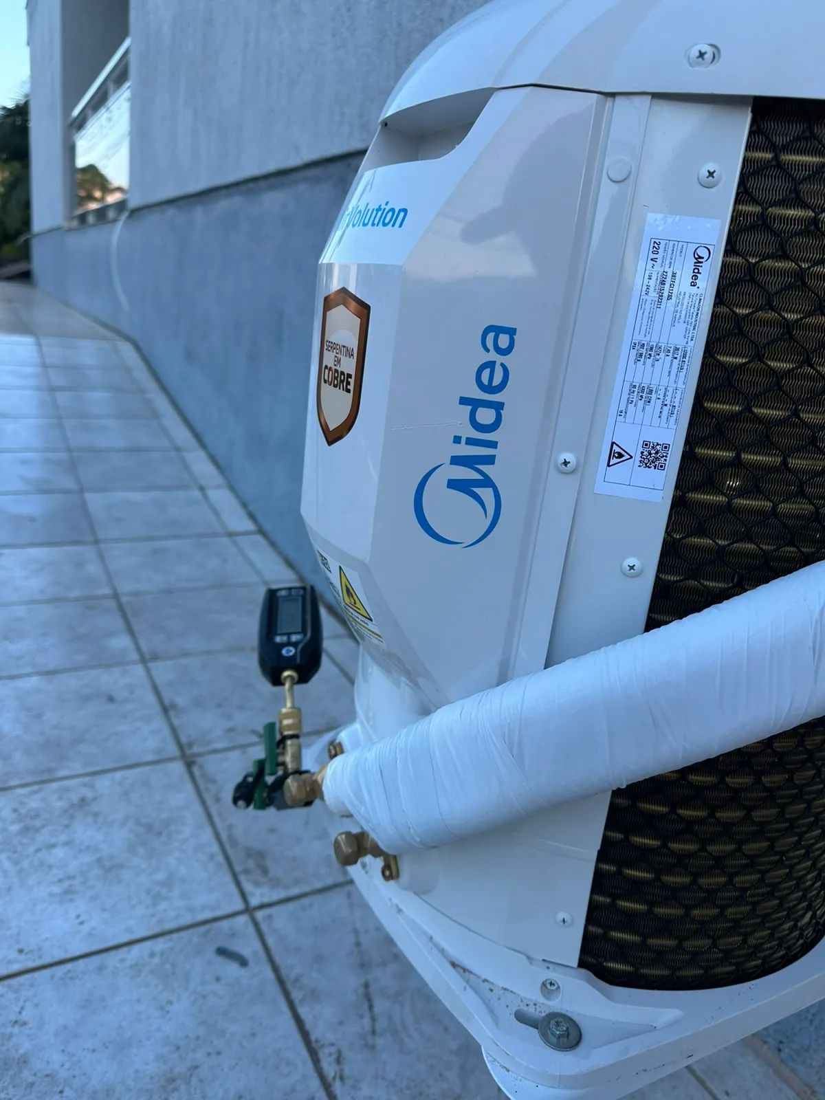 Trabalho realizado pela DF Climatização e Elétrica